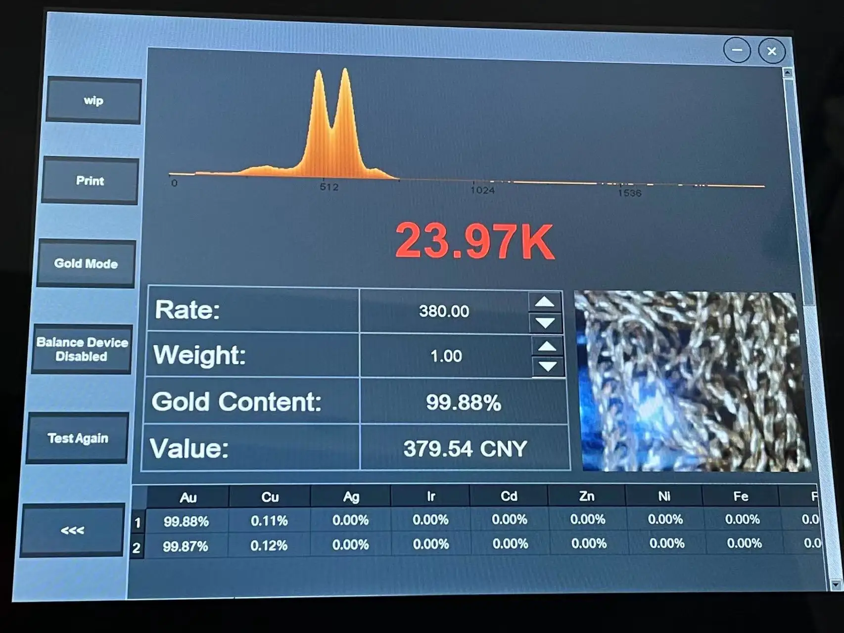Золотая испытательная машина NAP8200 xrf, Золотой Карат, тестер