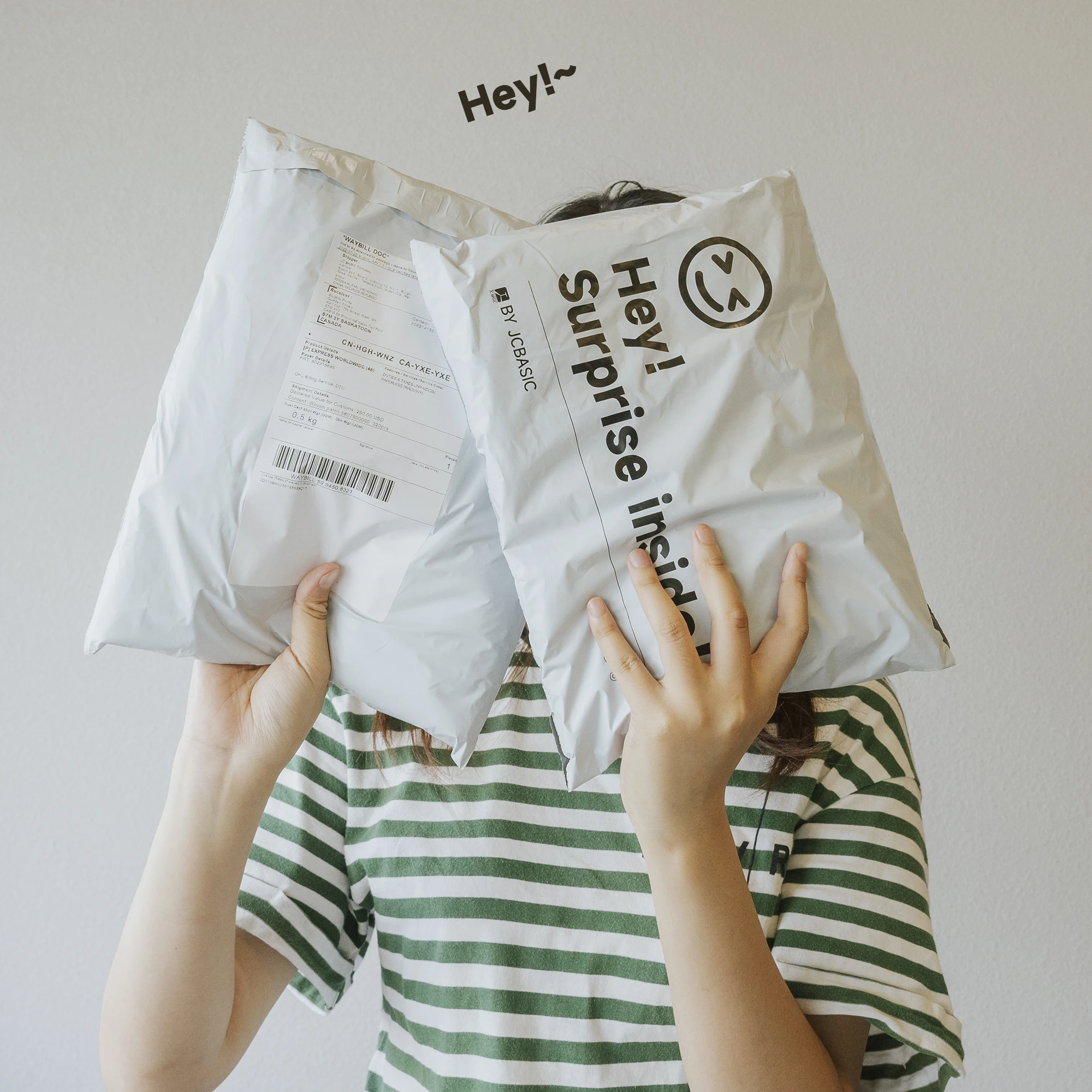 Courier Side Delivery Pe Bag Polymailer Enveloppe Frosted Polymail Cloth Courier-Bag Delivery-Bag-Packaging