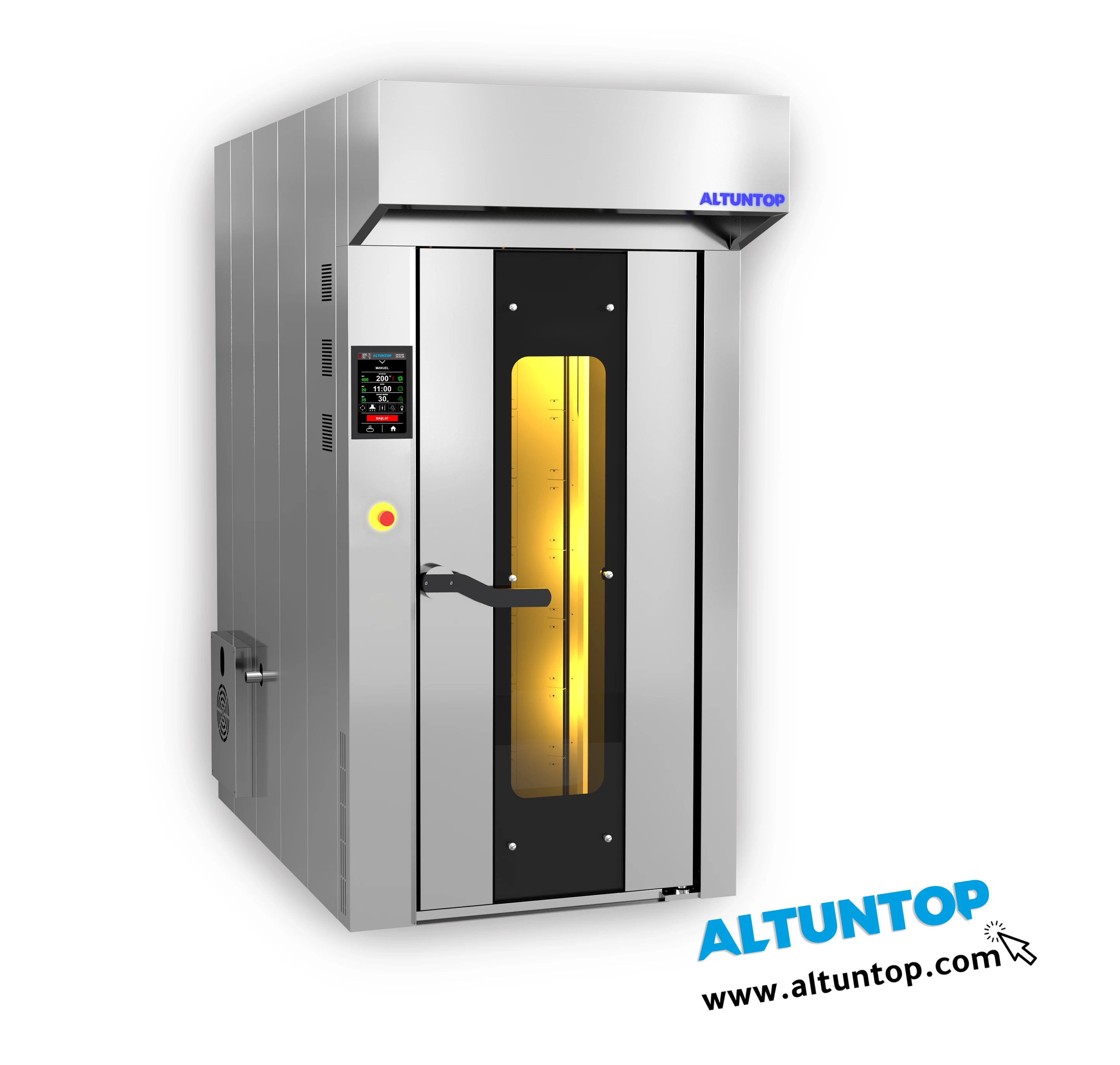 Full Automatic Mini Rotary Oven With 14-18 Trays Smart Bakery And Pastry Industry Commercial Bread Bakery Equipment