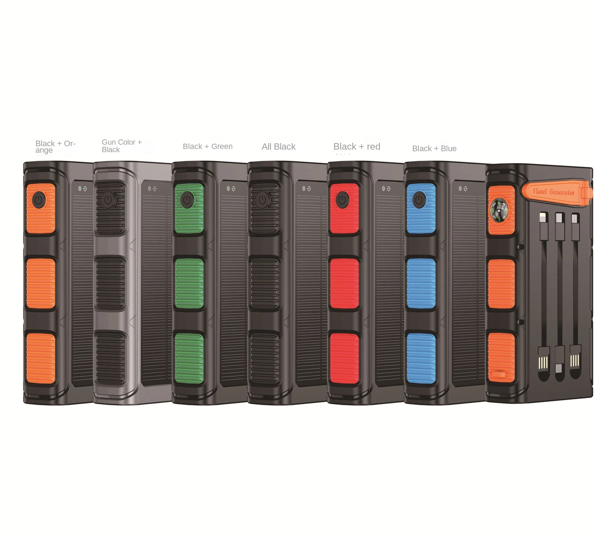 Power bank для телефона солнечный power Быстрая Зарядка 30000 мАч