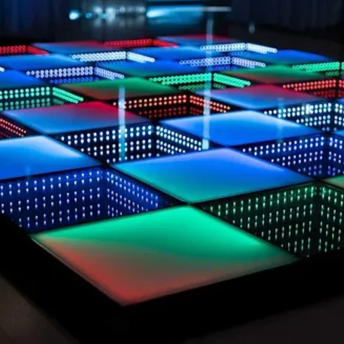 New Product Led Colorful Dancing Floor Panels With Lights