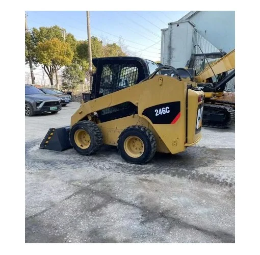 Loading Weight 1 Ton Used Caterpillar Cat 246c Used Skid Steer Heavy Duty Engine