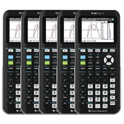 100% оптовый поставщик техасских инструментов TI-84 Plus CE Graphings калькулятор черный 7 5 в наличии