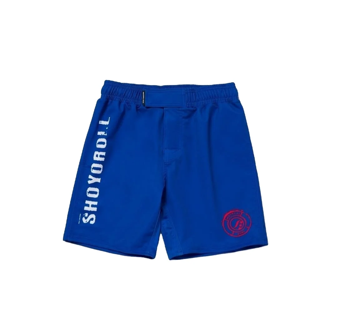 Custom MMA  Training Grappling Shorts 4-way Stretch Woven Fabric Own Sublimation Printing Design Mens Compression Short