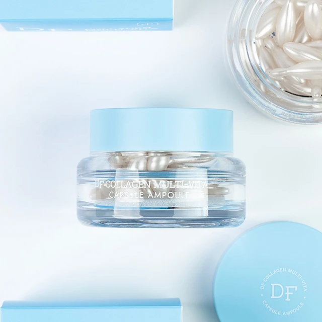 DF Collagen Multi-Vita Capsule Ampoule (30 Capsules) Moisturizing and Wrinkle Care Ampoule Korean beauty skin care products
