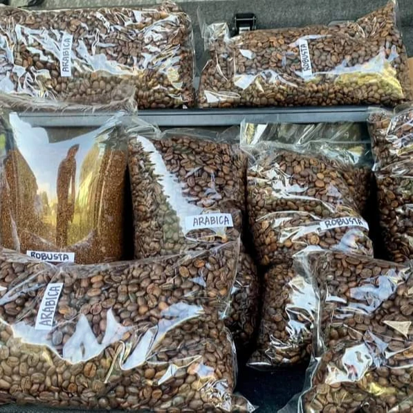 Оптовая продажа ароматных темно-коричневых ферментированных кофейных зерен Fiat Brand Cau Dat Arabica с сроком годности 12