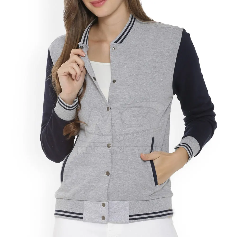 Lettermen Jackets Street Wear Women Letterman Jackets Manufactured In Pakistan