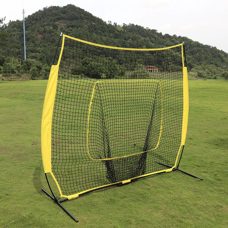 Easy Assembly baseball nylon netting custom 7ft*7ft Baseball Net
