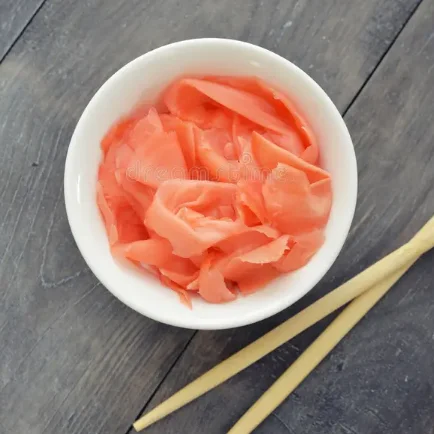 Small Package Pink Sushi Pickled Ginger and Japanese White Pink Pickled Sushi Ginger
