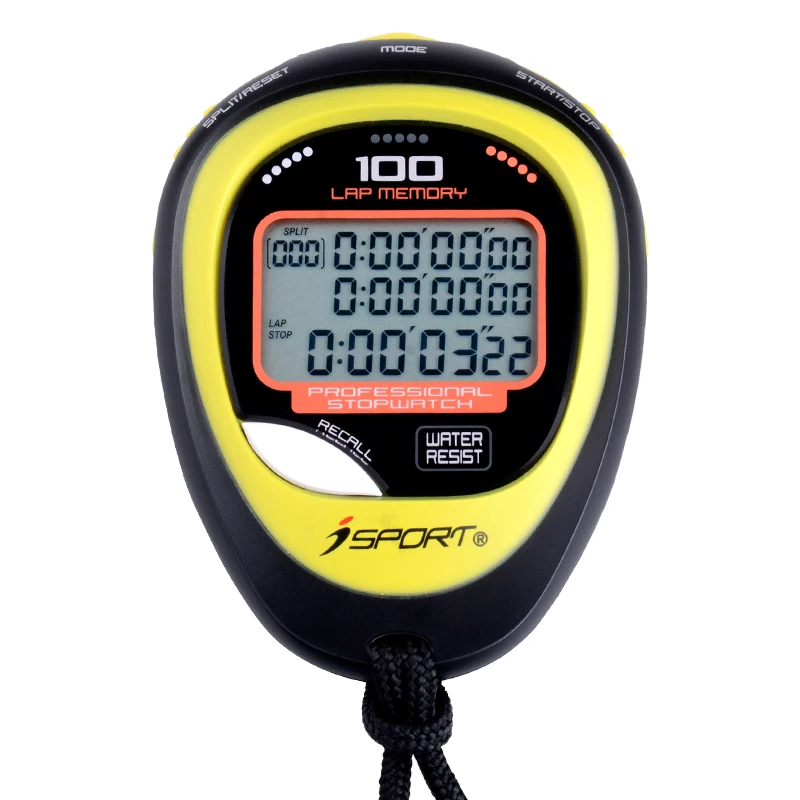 Manufacturer China factory provides cheap Sports Running Hand Holding Count Down Timer Stopwatches