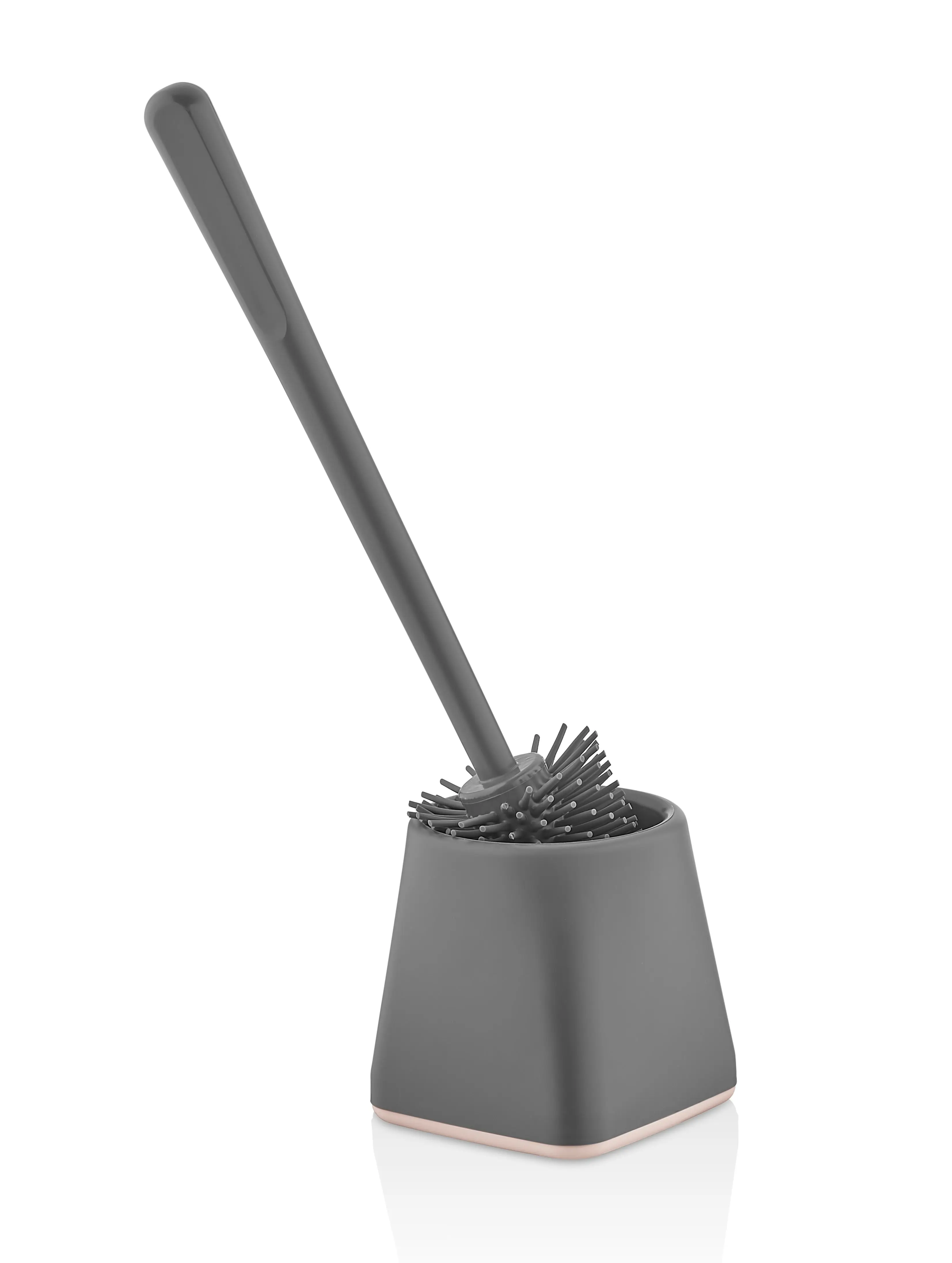 High Quality Silicone Toilet Brush Grey Fast Drying Cheap Bathroom WC Toilet Cleaning Brush New Design Best Price