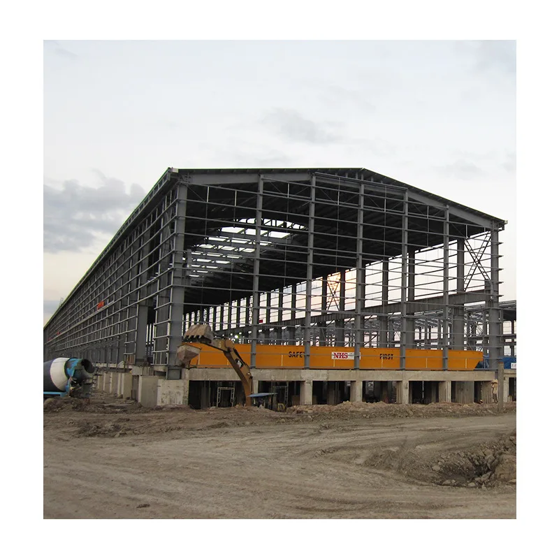 High quality steel manufacturing workshop printing factory precast engineering design steel structure building