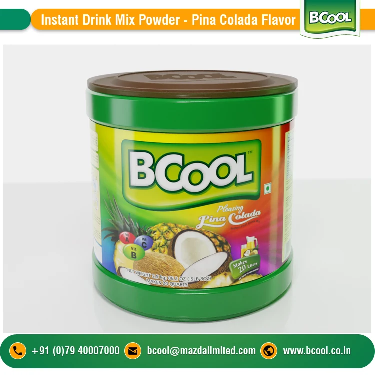 Trusted Supplier of Wholesale Price Good Quality Delicious Natural Pina Colada Flavor Fruit Juice Instant Drink Mix Powder