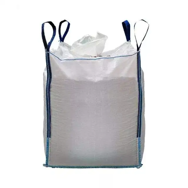 Plastic container color transparent customized logo support logistics packaging Woven Jumbo Bag EE Wood