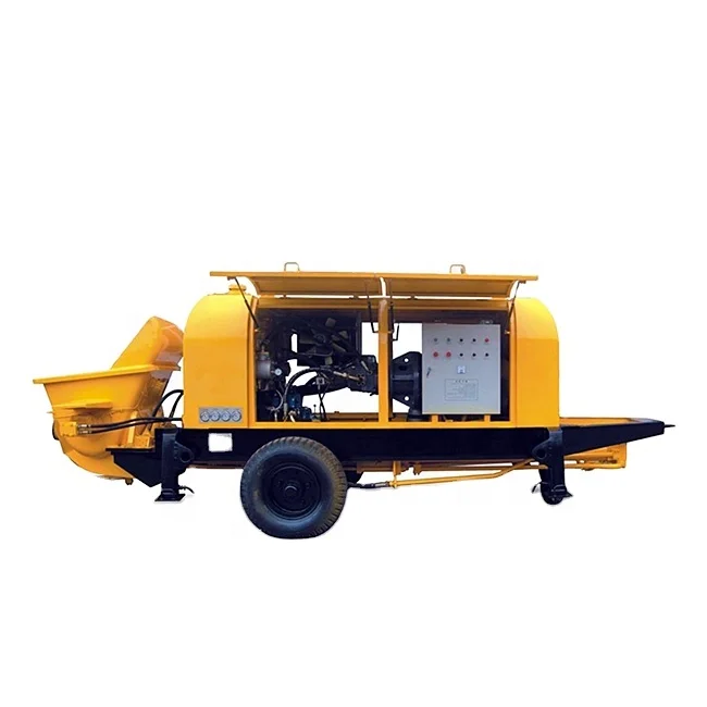 Best Price Lightweight Mortar Spray Machines Concrete Pump 100m  80 meters with Remote Control