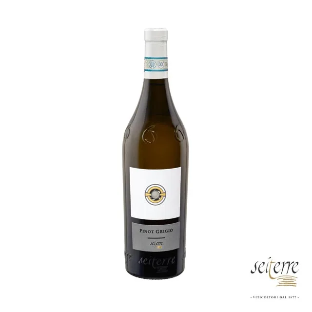 Italian Quality Delicate Fragrant 100% Pinot Grigio DOC 750 ml Bottle White Wine for Sale