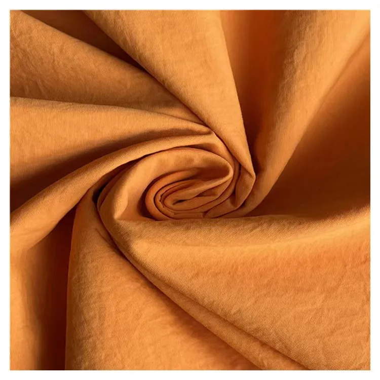 Quick dry full dull 228T 320D nylon crinkle taslon taslan fabric for outdoor