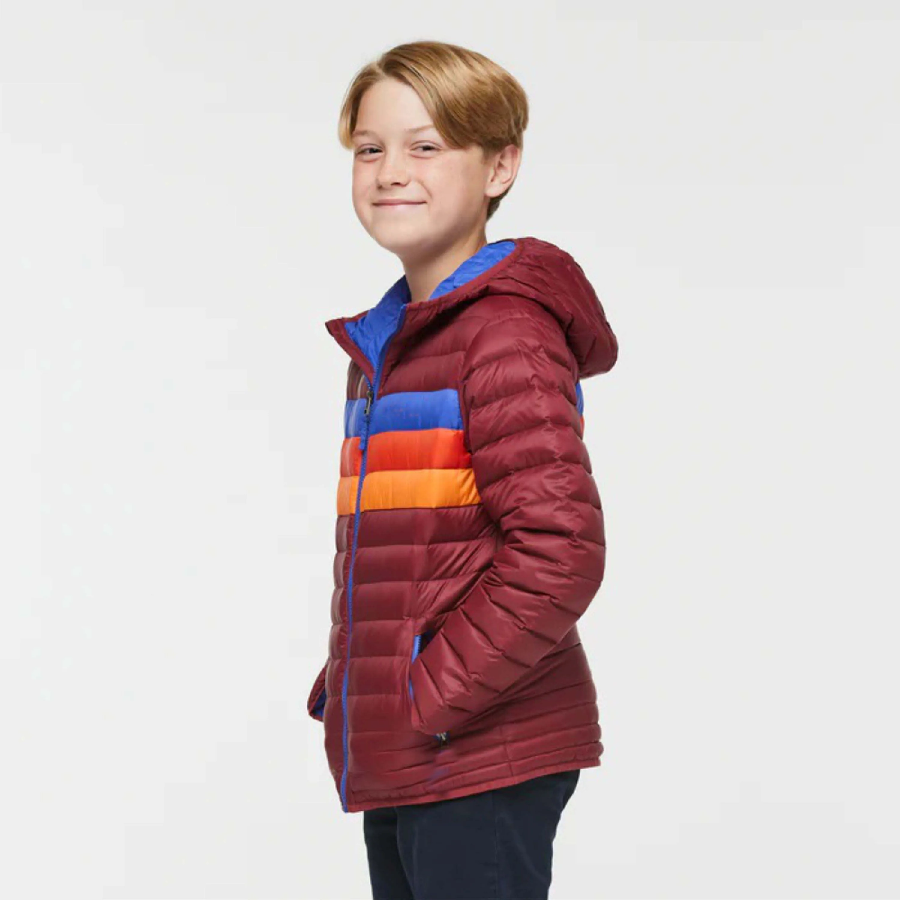 OEM Custom Manufacturing Boys Puffer Jacket - Ultimate Warmth Soft Lining  High Collar Classic Black