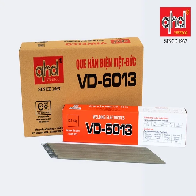 Вьетнам лучшие сварочные стержни высокого качества VIET DUC VD-6013 ASME/AWS A5.1 E6013 низкоуглеродистая сталь