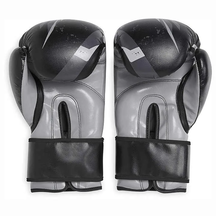 Hook and Loop Training Gloves High Quality Leather Boxing Gloves & Metallic Gold Boxing Gloves for Boxing & Kickboxing
