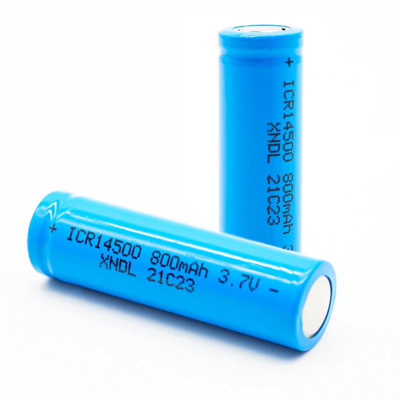High Performance lithium ion cell Rechargeable AA Icr14500 800mah 14500 3.7v Li-ion Battery Lithium Ion Battery