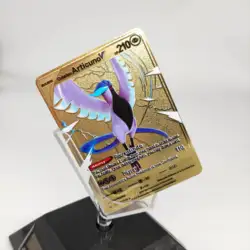 Poke mon Shining Charizard Dracaufeu 107/105 Gold Metal Custom Card - Neo Destiny Card