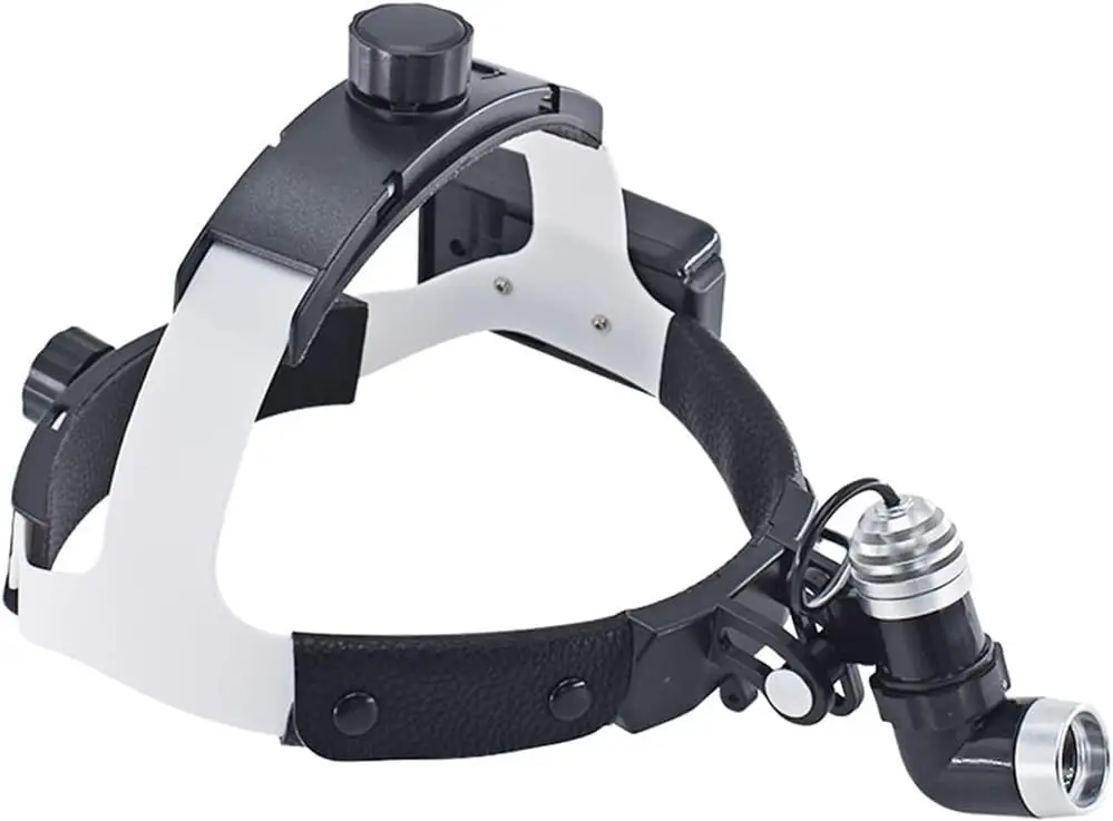 ENT SURGICAL WIRELESS DENTAL HEADLIGHT LED LIGHT 10W W/DUAL BATTERY RECHARGEABLE ...