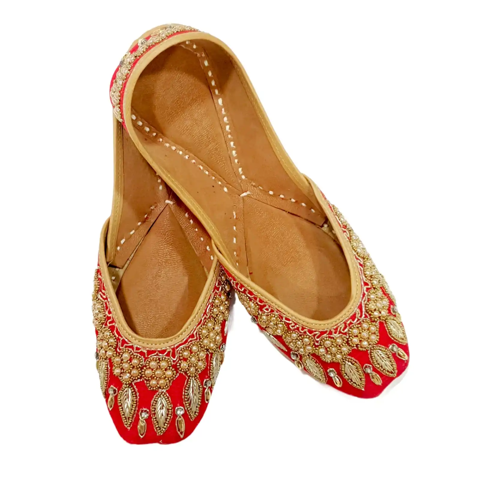 women khussa/Punjabi jutti comfortable wear women Handcrafted Ethnic Leather juti
