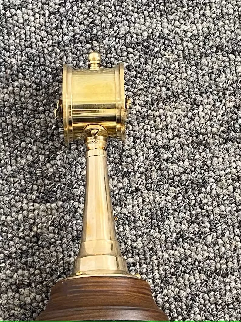 Латунный Телескопический морской корабль чистый позолоченный телескоп дизайнерский металлический держатель для ручек украшения дома отеля небольшой минимальный заказ