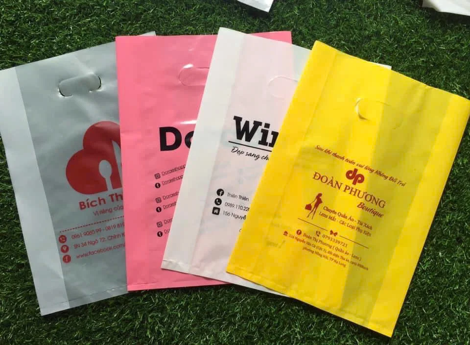 Most Popular Personalised PE Plastic Shopping Bags Trusted by Customers in Vietnam