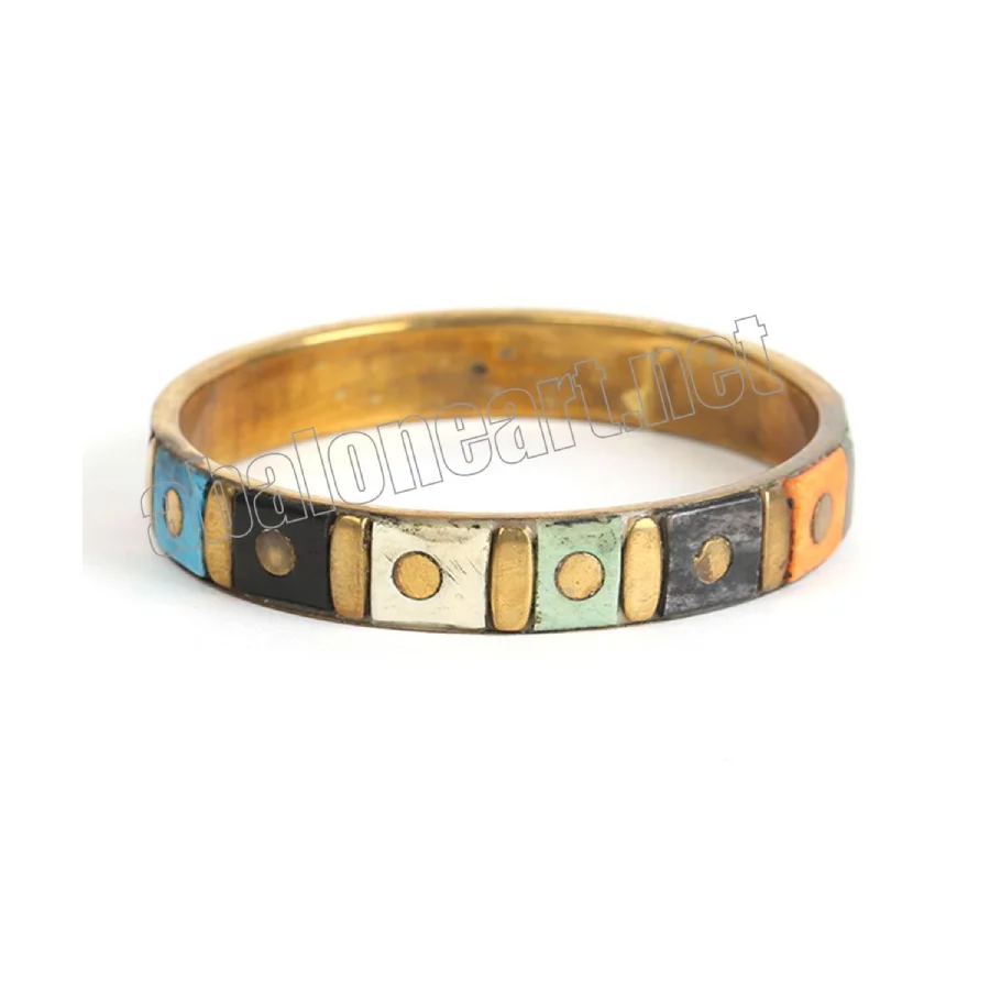 Pearl and Kundan Bridal Bangles Hand-Painted Kalamkari Bangles Indian Handcrafted Bangles for Sale