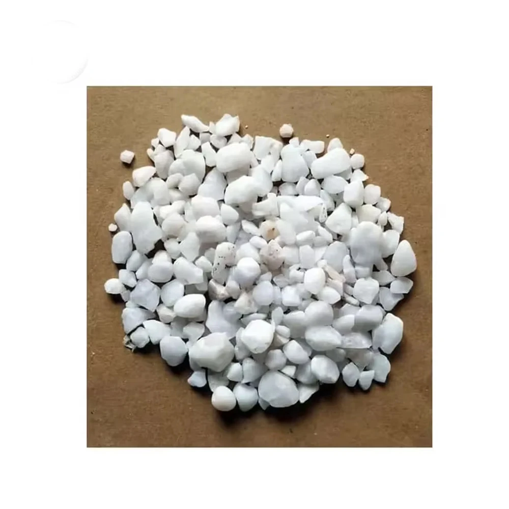 White Marble Chips Horticulture Gravel  Crushed Stone For The Paper Industry