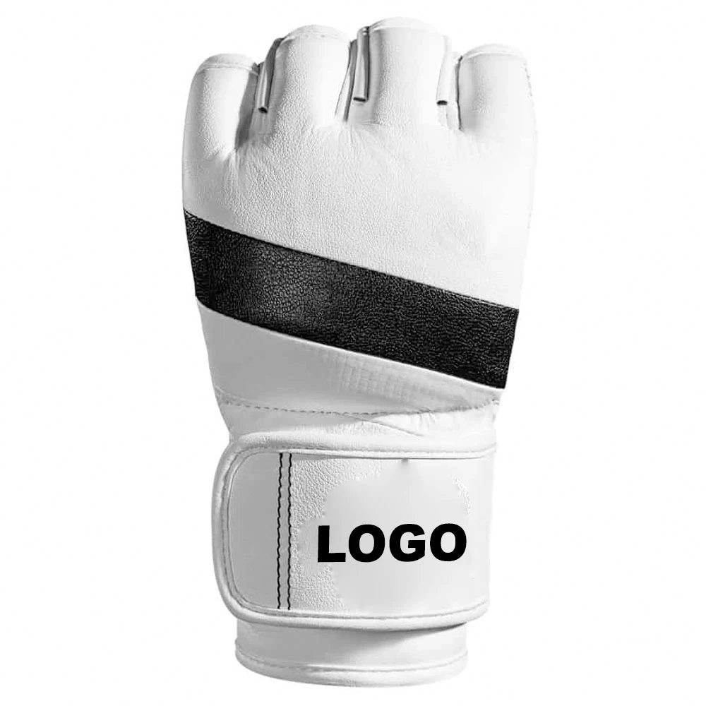 OEM Leather and Cowhide MMA Sparring Gloves for Adults Kickboxing and Combat Sports Training Mixed Martial Arts Punching