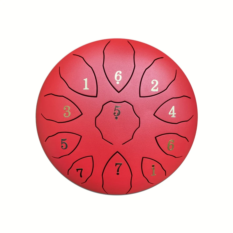 8 inch 11note Steel Tongue drum percussion-instrument Handpan with carrying and mallets