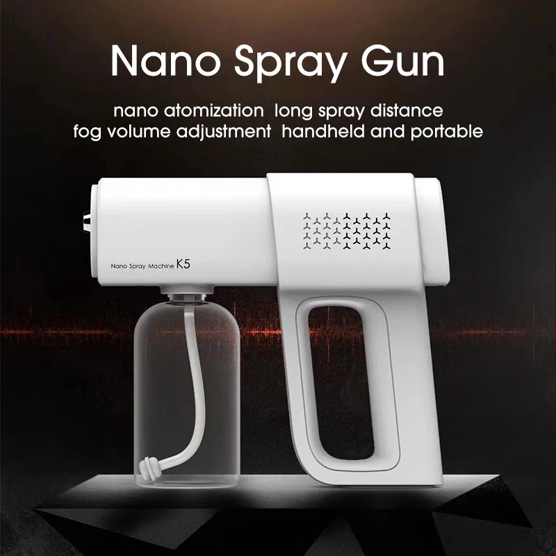 Hot selling Rechargeable Portable Multifunctional Wireless Sprayer Portable Mini Disinfection Atomizer Nano Sterilization Spray