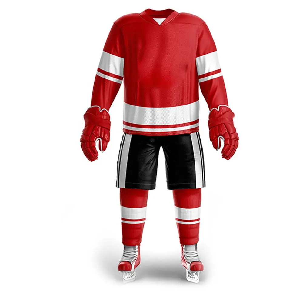 Good Quality Team Sports Sublimation Ice Hockey Uniform Oversized Casual Wear Sport Best Price Ice Hockey Uniform