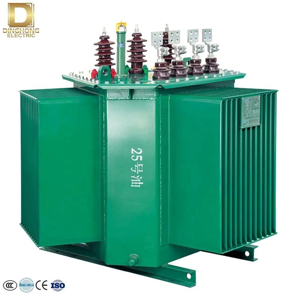Manufacturer Supply Transformers 100kva 125kva 20kv to 400v Dyn11 Three Phase Oil Immersed Type Power Transformer
