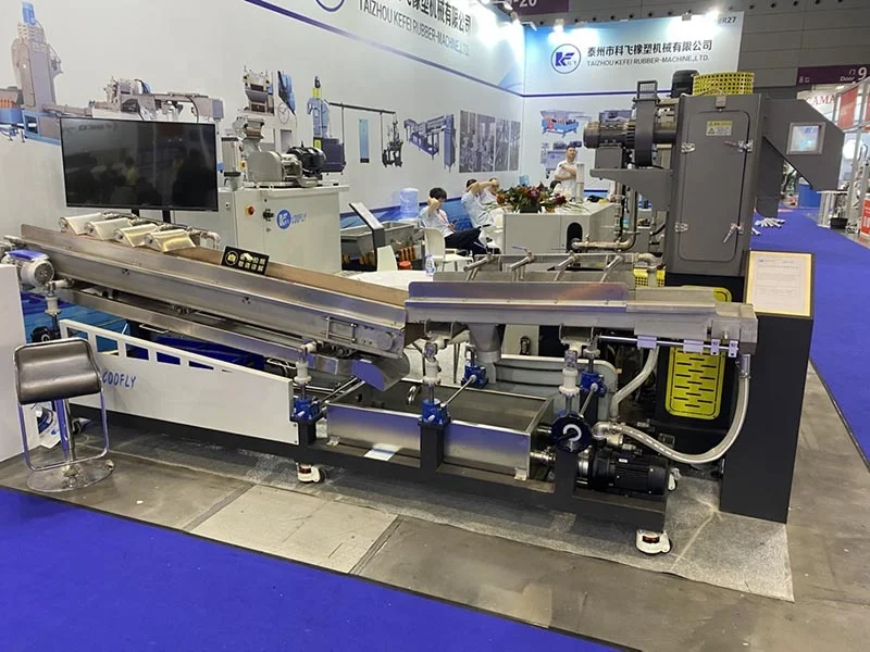 KEFEI V shape conveying belt granulation series