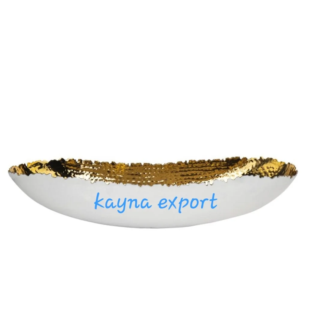 Most selling Designer handicraft metal decorative hand painted  fruit bowl wholesale manufacture bowl supplier