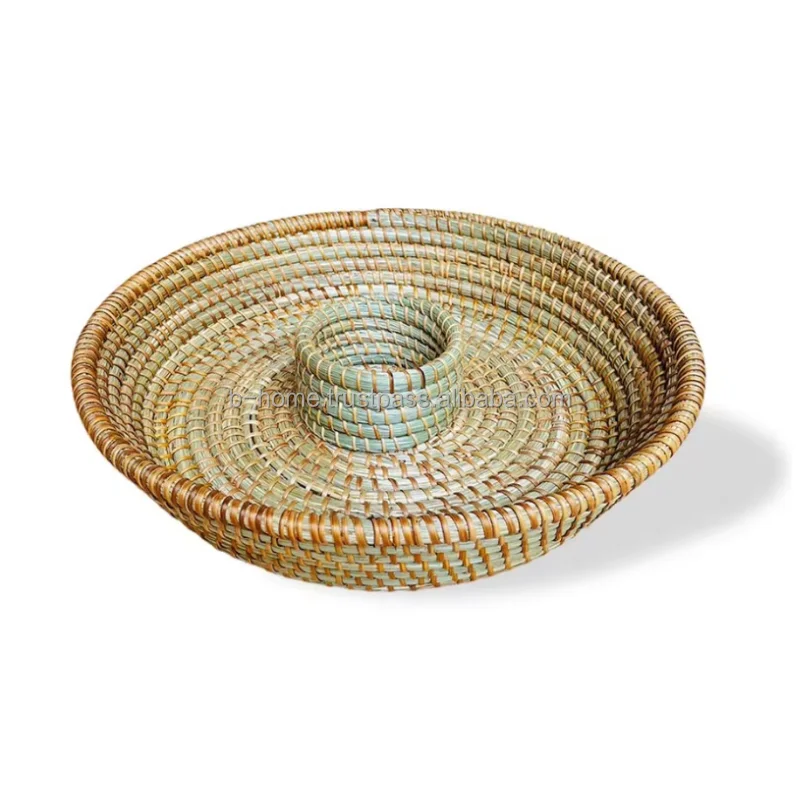 Wholesale Handmade Decorative Wall Baskets Round Natural Bamboo For Home Decoration Storage Basket For Laundry From Viet Nam