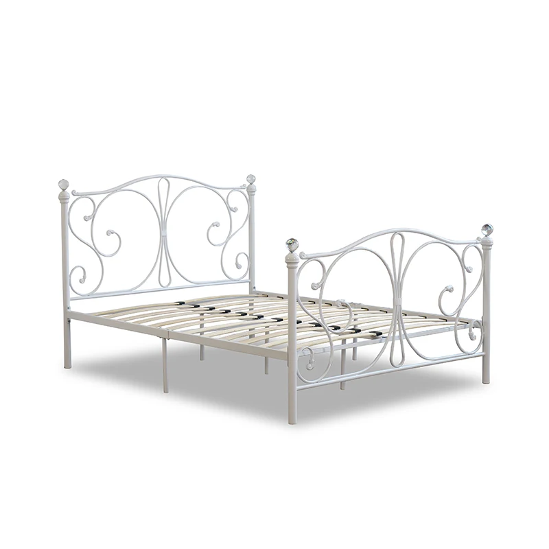 Wholesale Bed Room Furniture Metal Bed and Bunk Can Customized Logo Color Design and Packaging MOQ 100 pcs