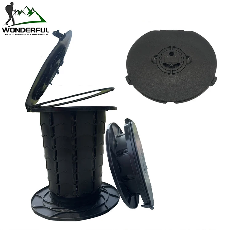 Outdoor Fishing Folding Bus Car Camping Mobile Toilet Adult Children Elderly Plastic Toilet Seat Portable Stool