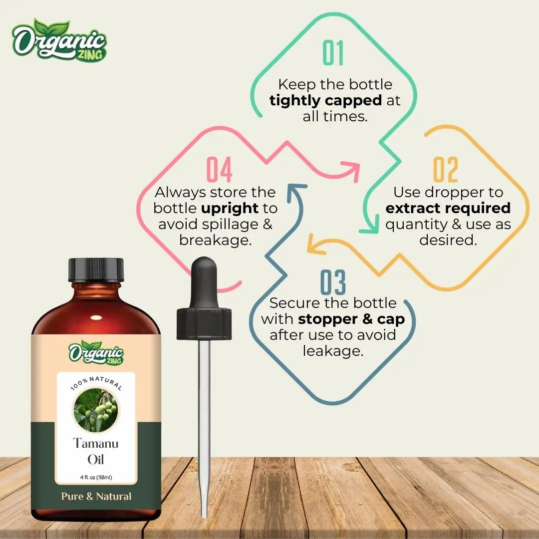 Organic Zing Tamanu Oil 100% Pure And Natural Lowest Price Customized Packaging Available