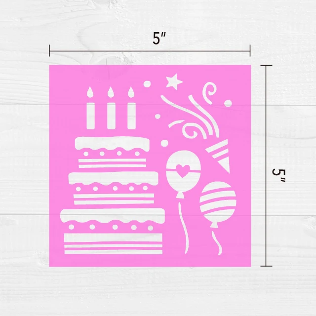 Custom reusable PET stencils kids stencil for painting