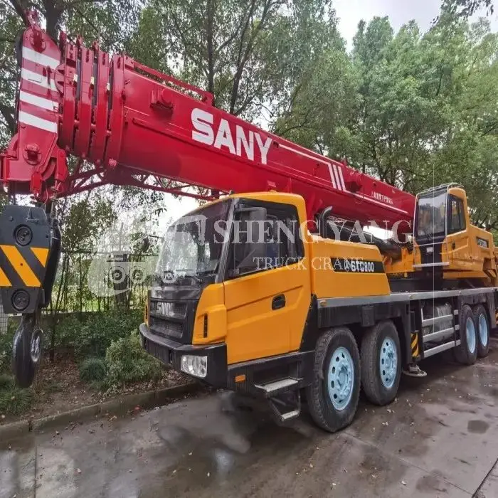 Sany STC800 Hot Selling Used Truck Mounted Crane80Ton Hydraulic Lifting Truck Crane