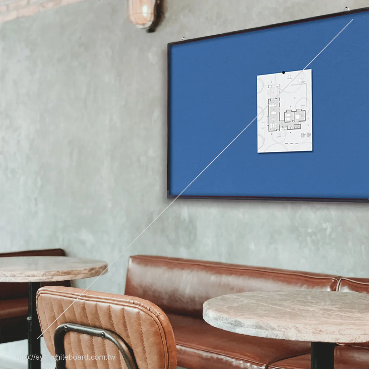 Изысканный Синий фетровый тканевый альбом для записей для дома или офиса