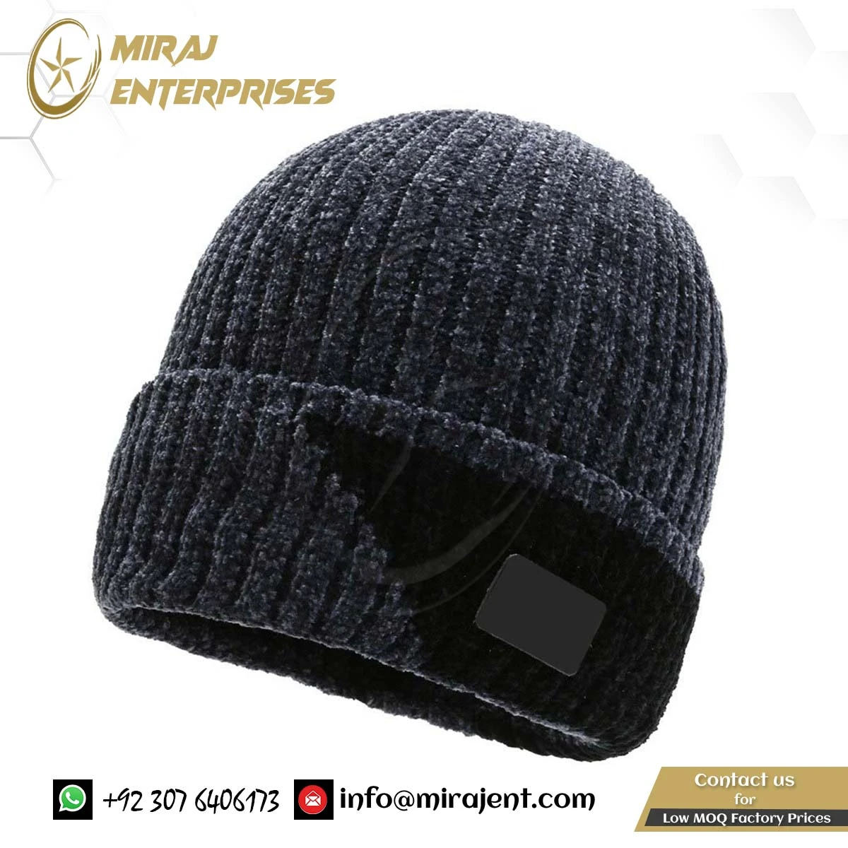 Men Fleece-lined Warmer Bonnet Casual Cap Winter Hats for Women Thicker Beanies Brand Stick Knitted Cap Autumn Patchwork Beanie