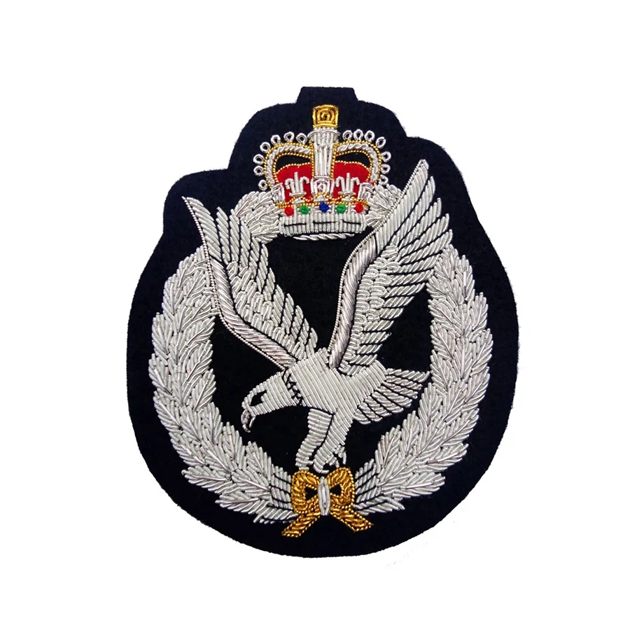 Most Demanding Custom Handmade Bullion and Wire embroidery Badge Masonic Apron Badge Direct from factory