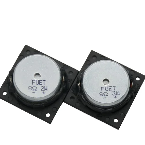 28*28mm 4Ohm 8ohm 2W 3W 1 inch Square Frame Height 13mm Micro Multimedia Stereo Loudspeaker for Media Player