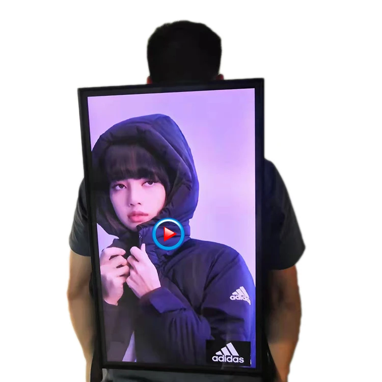 Portable Backpack bag Advertising LCD Display Screen